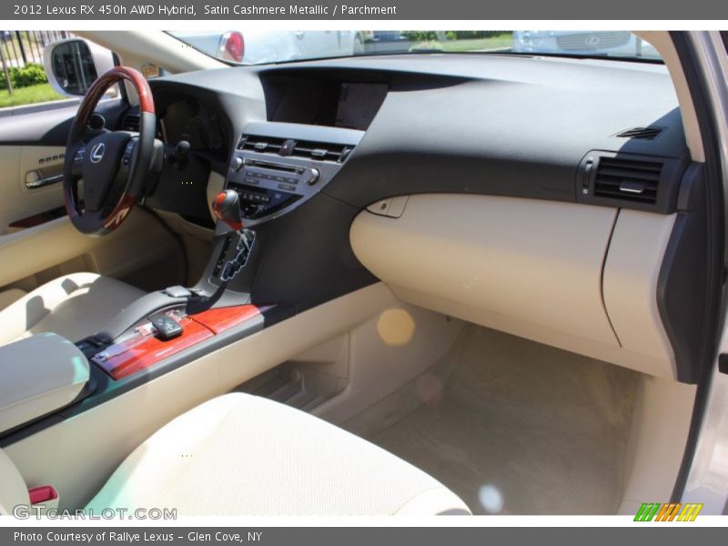 Satin Cashmere Metallic / Parchment 2012 Lexus RX 450h AWD Hybrid