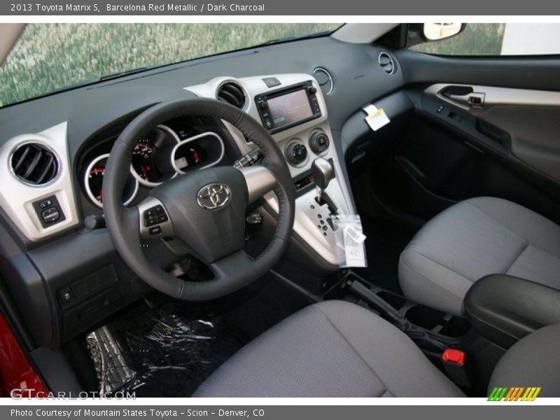 Barcelona Red Metallic / Dark Charcoal 2013 Toyota Matrix S