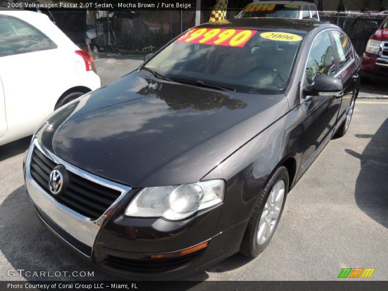 Mocha Brown / Pure Beige 2006 Volkswagen Passat 2.0T Sedan