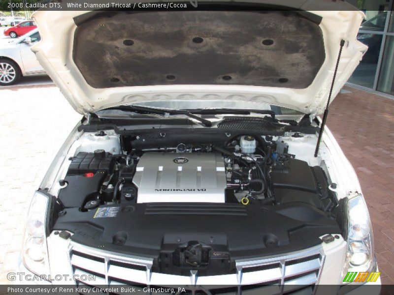 White Diamond Tricoat / Cashmere/Cocoa 2008 Cadillac DTS