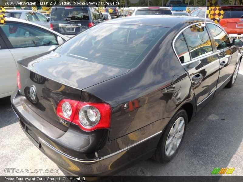 Mocha Brown / Pure Beige 2006 Volkswagen Passat 2.0T Sedan