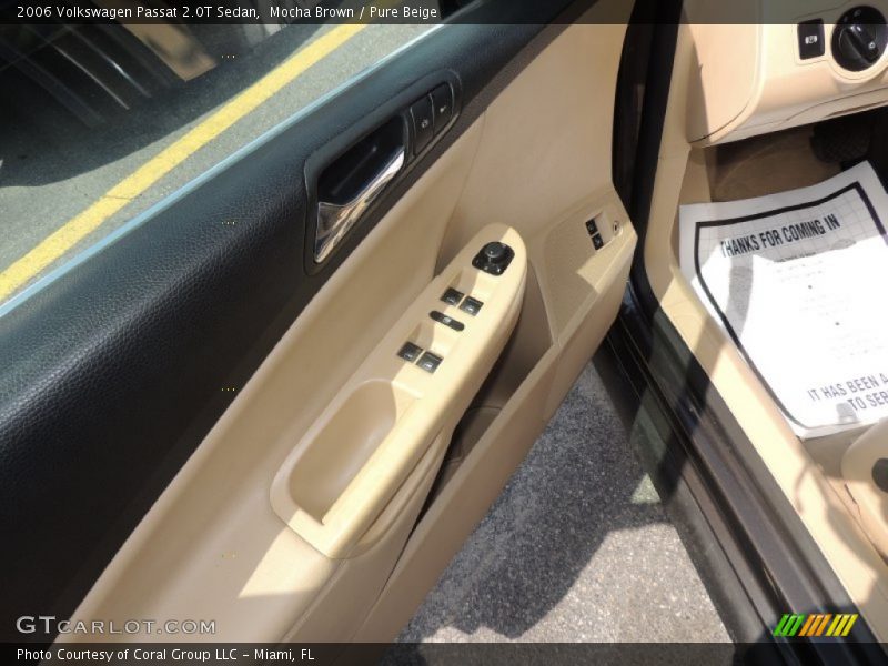 Mocha Brown / Pure Beige 2006 Volkswagen Passat 2.0T Sedan