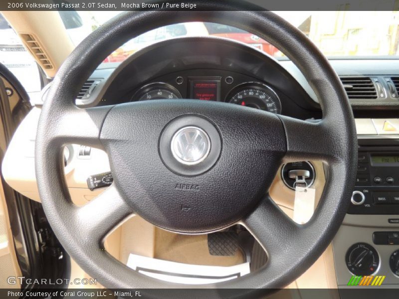 Mocha Brown / Pure Beige 2006 Volkswagen Passat 2.0T Sedan