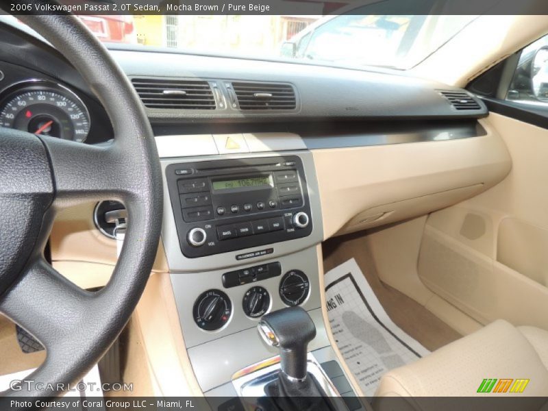 Mocha Brown / Pure Beige 2006 Volkswagen Passat 2.0T Sedan