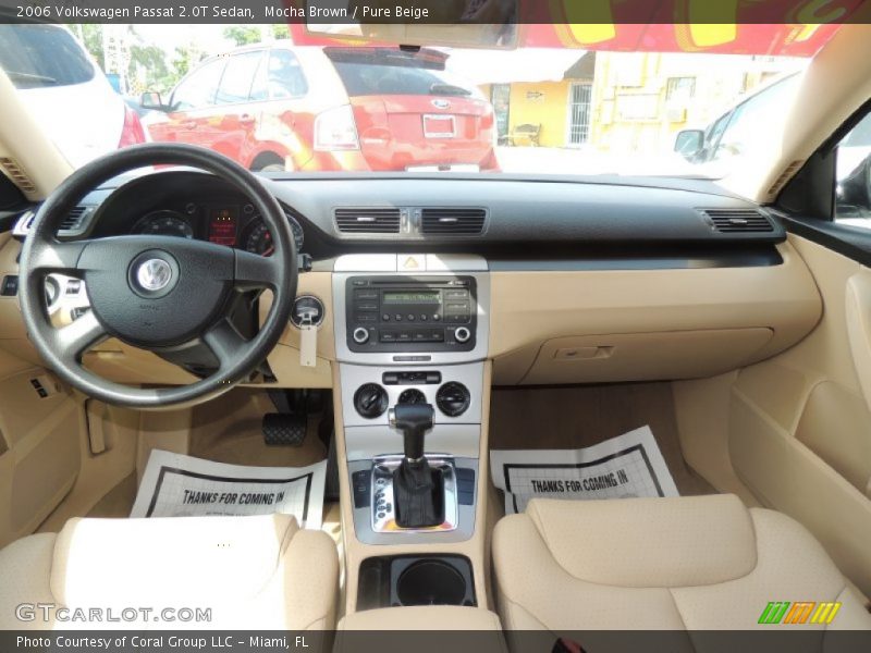 Mocha Brown / Pure Beige 2006 Volkswagen Passat 2.0T Sedan