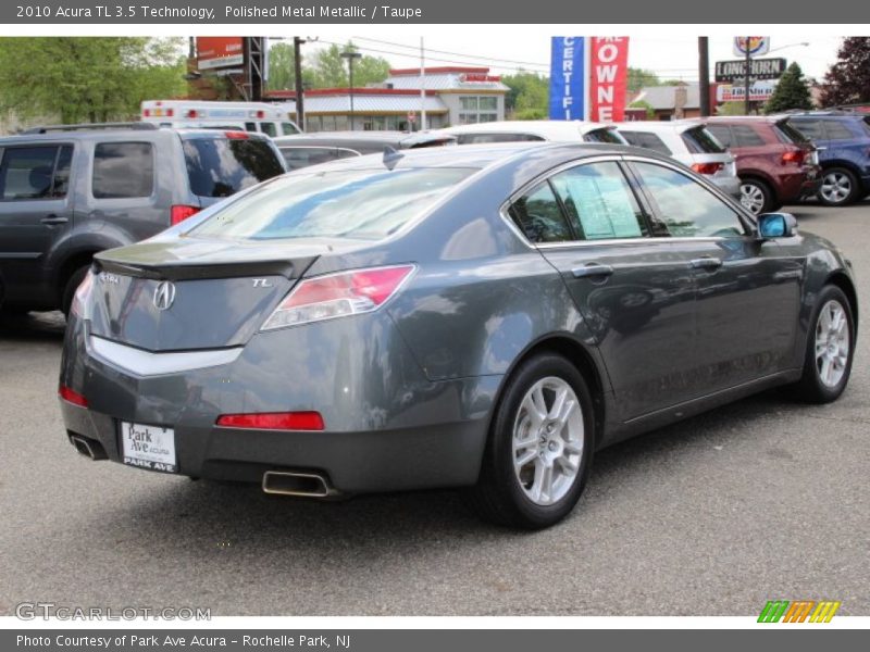 Polished Metal Metallic / Taupe 2010 Acura TL 3.5 Technology