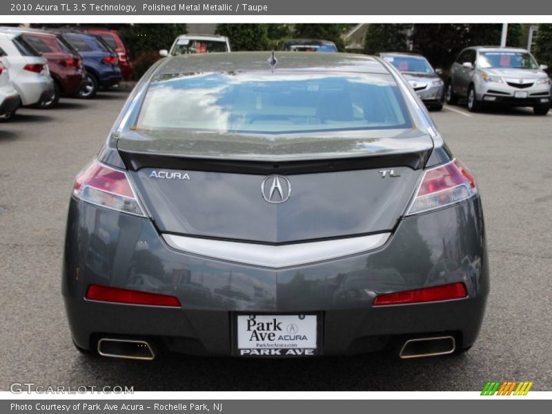 Polished Metal Metallic / Taupe 2010 Acura TL 3.5 Technology