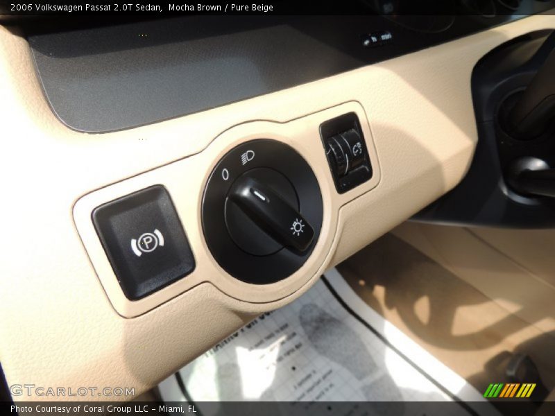 Mocha Brown / Pure Beige 2006 Volkswagen Passat 2.0T Sedan