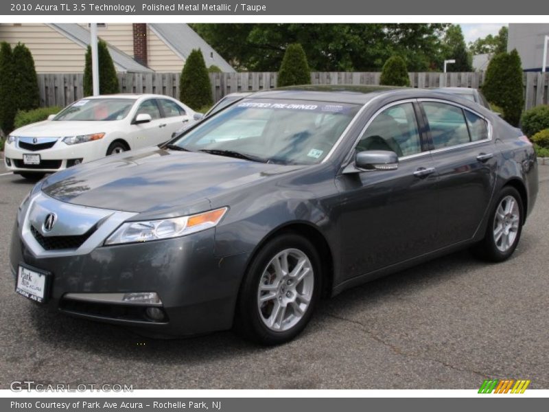 Polished Metal Metallic / Taupe 2010 Acura TL 3.5 Technology