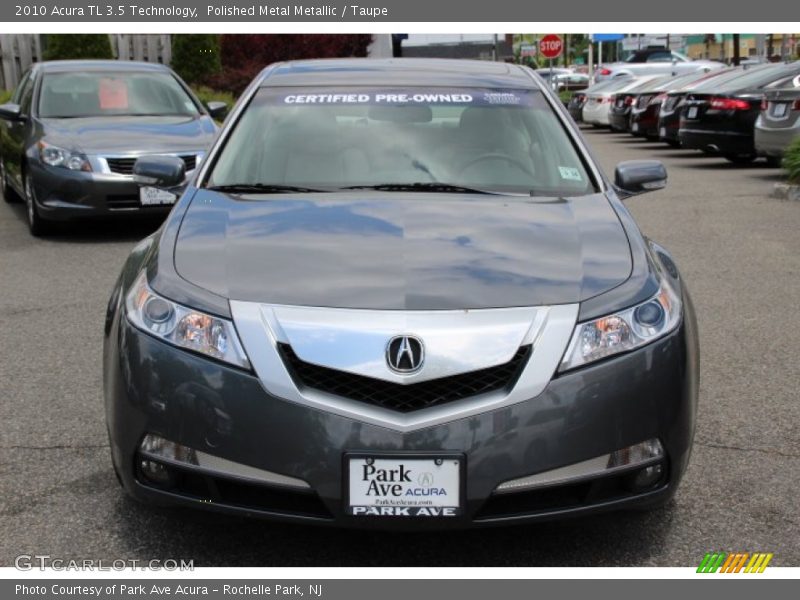 Polished Metal Metallic / Taupe 2010 Acura TL 3.5 Technology