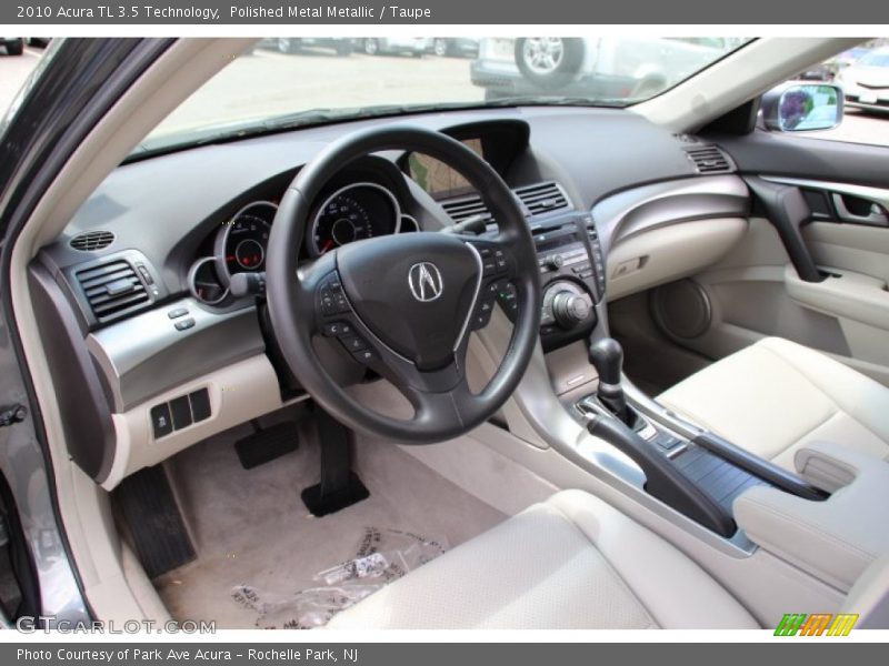 Polished Metal Metallic / Taupe 2010 Acura TL 3.5 Technology
