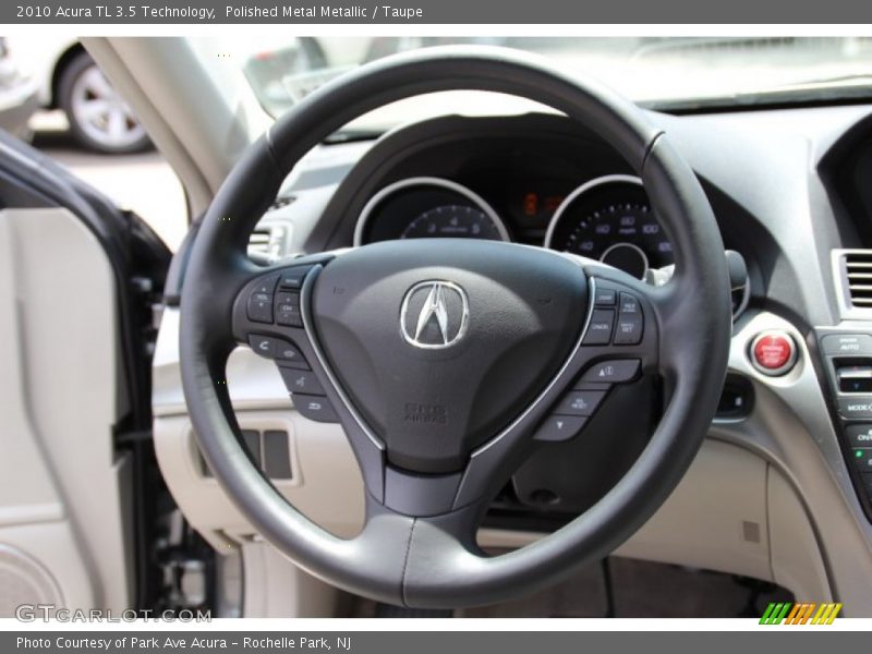 Polished Metal Metallic / Taupe 2010 Acura TL 3.5 Technology