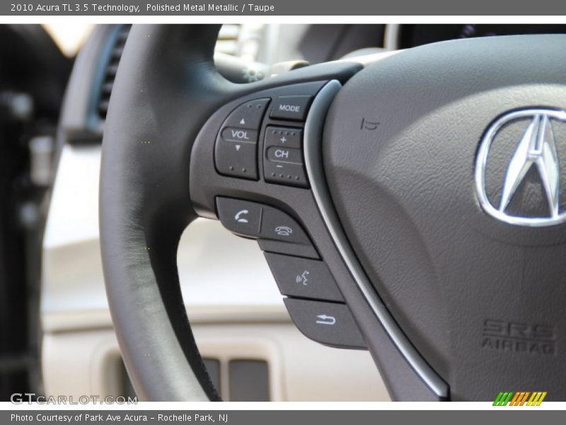 Polished Metal Metallic / Taupe 2010 Acura TL 3.5 Technology