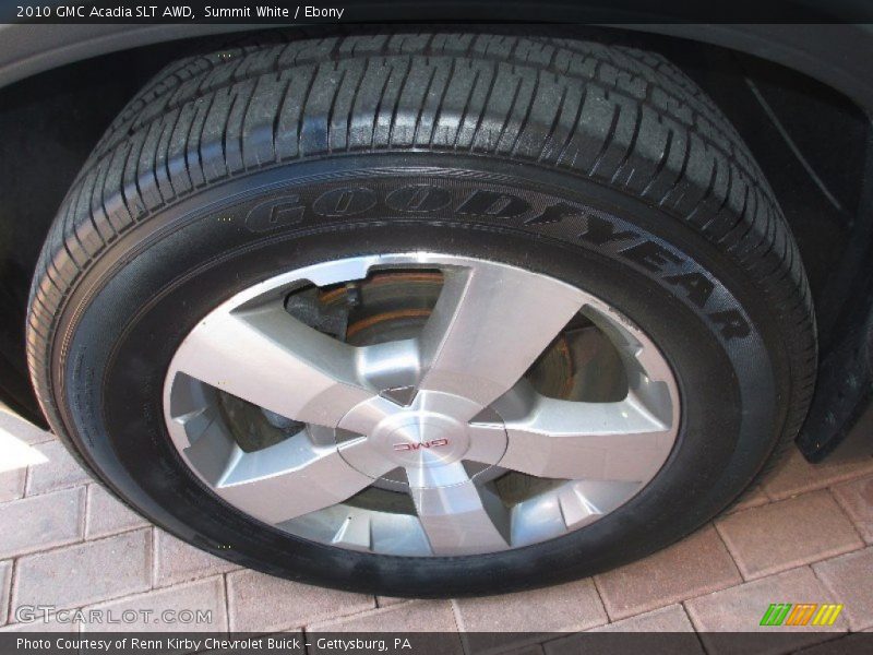 Summit White / Ebony 2010 GMC Acadia SLT AWD