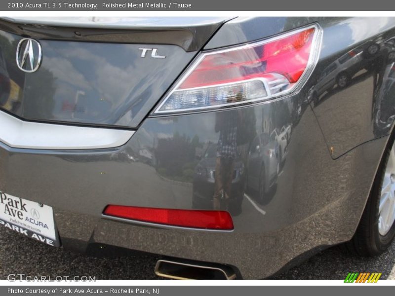 Polished Metal Metallic / Taupe 2010 Acura TL 3.5 Technology