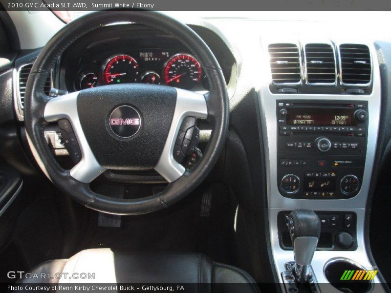 Summit White / Ebony 2010 GMC Acadia SLT AWD