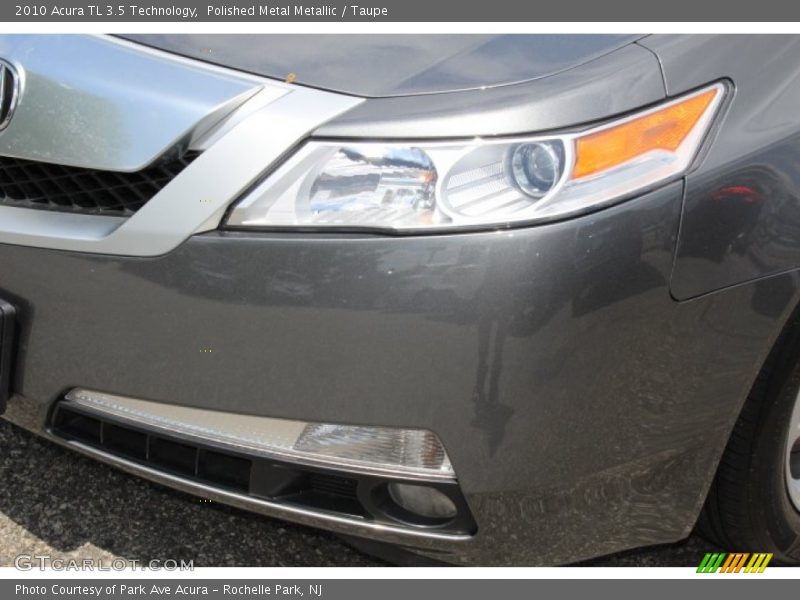 Polished Metal Metallic / Taupe 2010 Acura TL 3.5 Technology