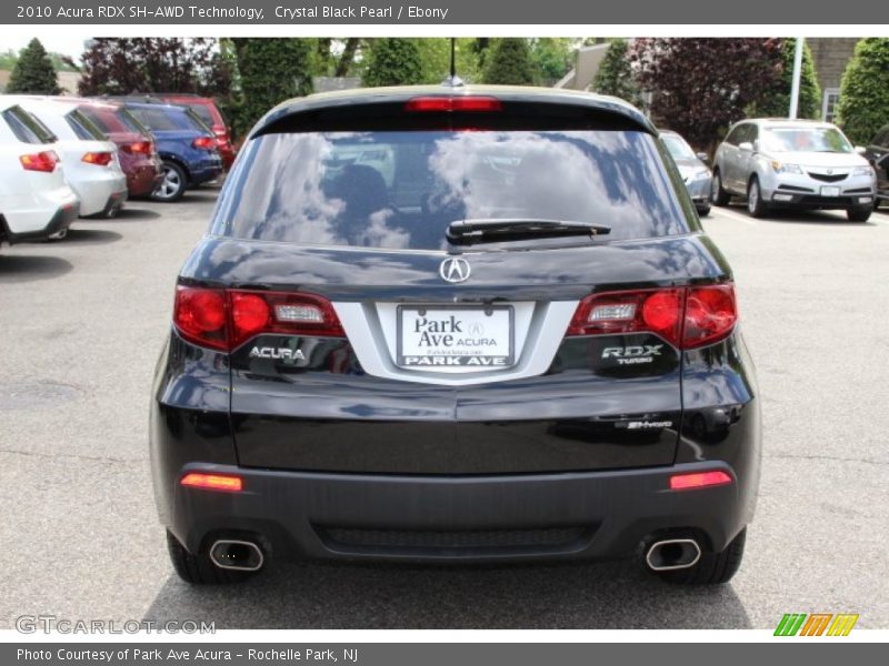 Crystal Black Pearl / Ebony 2010 Acura RDX SH-AWD Technology