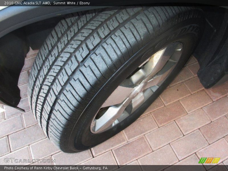 Summit White / Ebony 2010 GMC Acadia SLT AWD