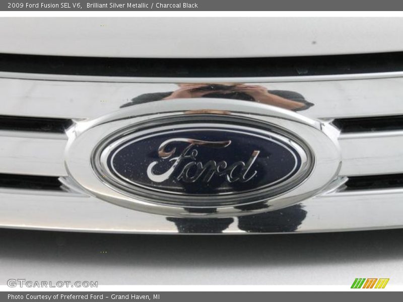 Brilliant Silver Metallic / Charcoal Black 2009 Ford Fusion SEL V6