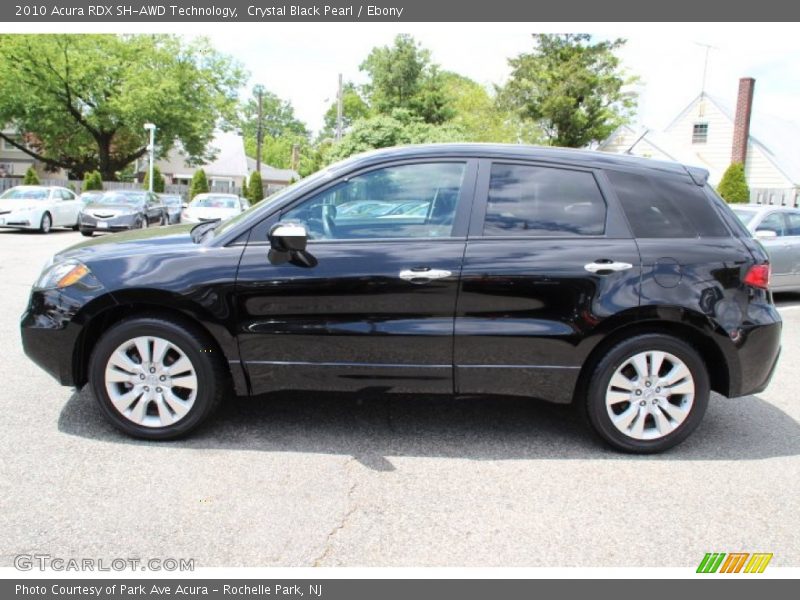 Crystal Black Pearl / Ebony 2010 Acura RDX SH-AWD Technology