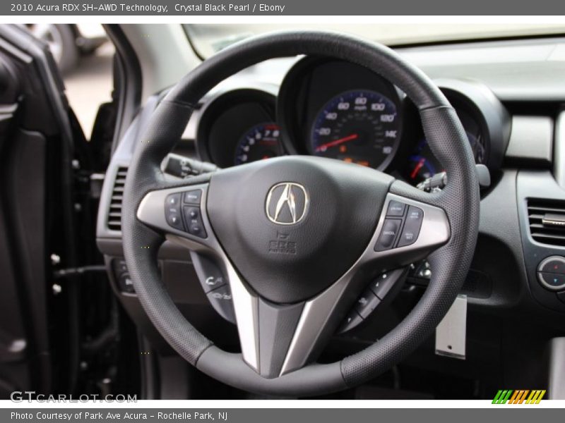 Crystal Black Pearl / Ebony 2010 Acura RDX SH-AWD Technology
