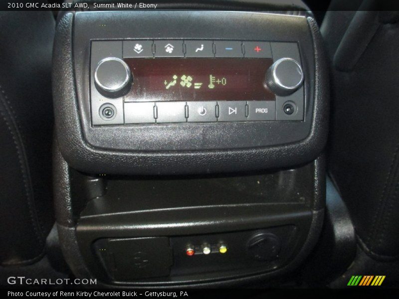 Summit White / Ebony 2010 GMC Acadia SLT AWD