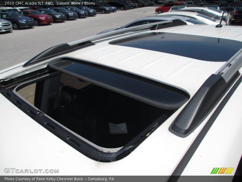 Summit White / Ebony 2010 GMC Acadia SLT AWD