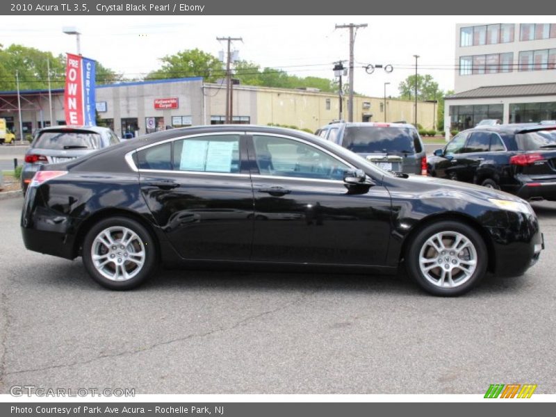 Crystal Black Pearl / Ebony 2010 Acura TL 3.5