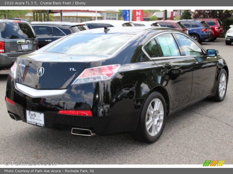 Crystal Black Pearl / Ebony 2010 Acura TL 3.5