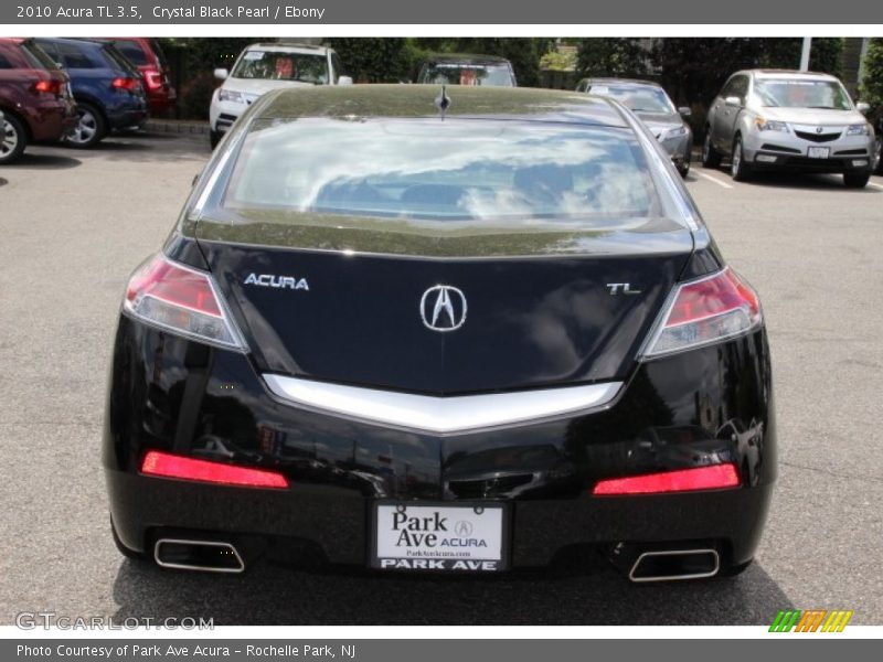 Crystal Black Pearl / Ebony 2010 Acura TL 3.5