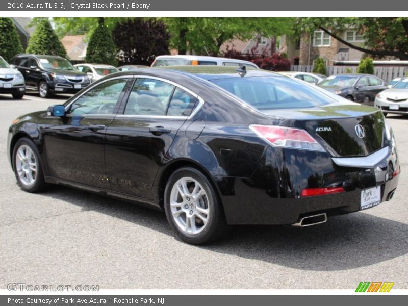 Crystal Black Pearl / Ebony 2010 Acura TL 3.5