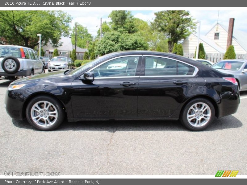 Crystal Black Pearl / Ebony 2010 Acura TL 3.5
