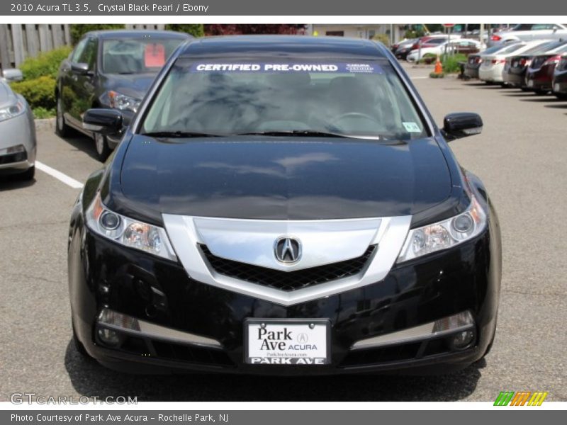 Crystal Black Pearl / Ebony 2010 Acura TL 3.5