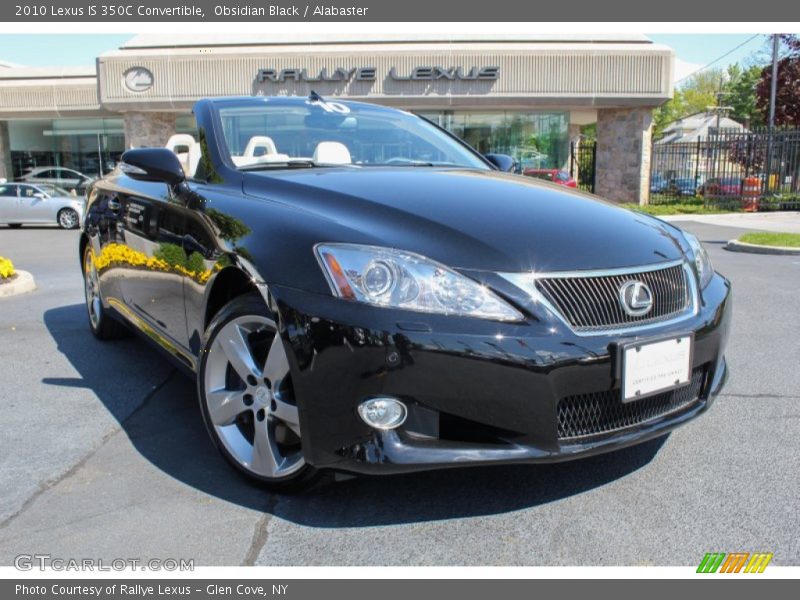 Obsidian Black / Alabaster 2010 Lexus IS 350C Convertible