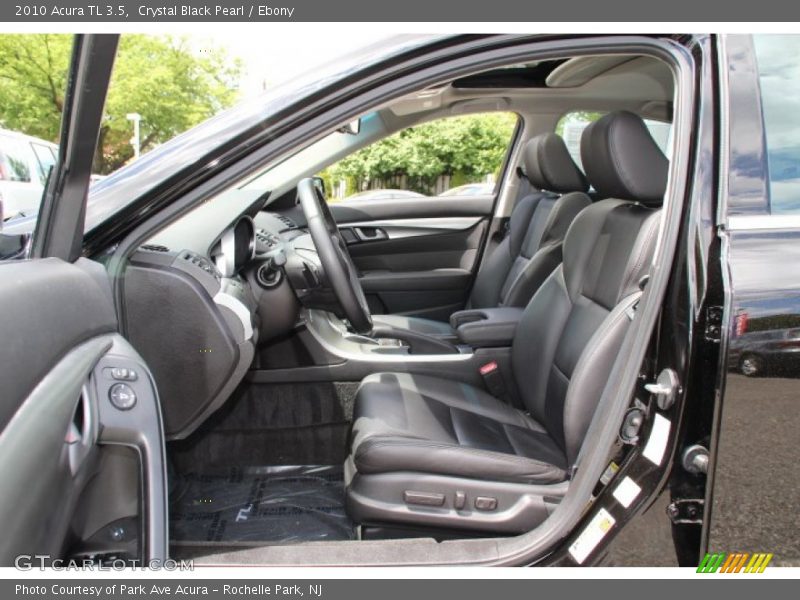 Crystal Black Pearl / Ebony 2010 Acura TL 3.5