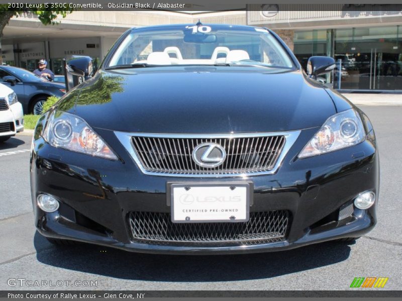 Obsidian Black / Alabaster 2010 Lexus IS 350C Convertible