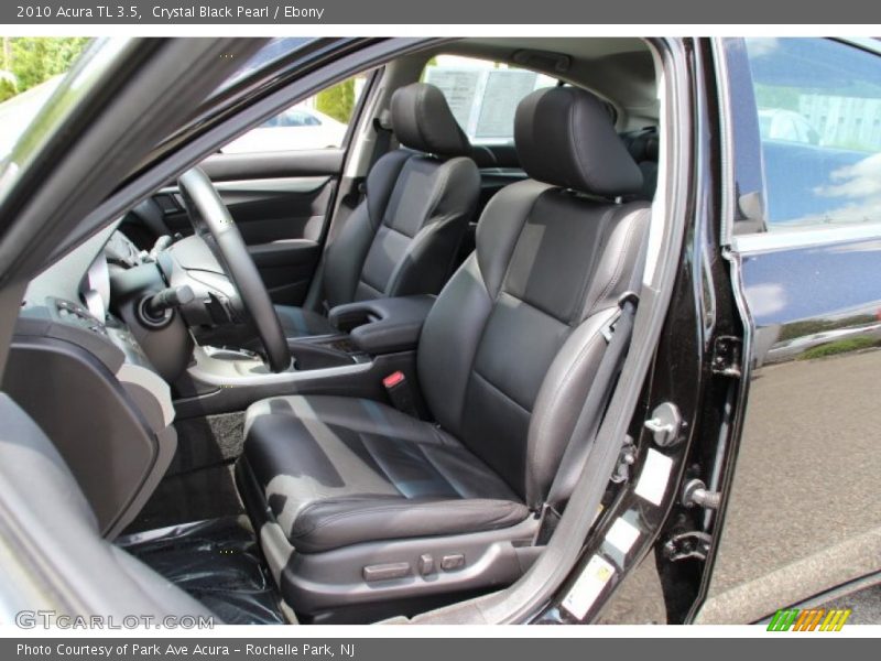 Crystal Black Pearl / Ebony 2010 Acura TL 3.5