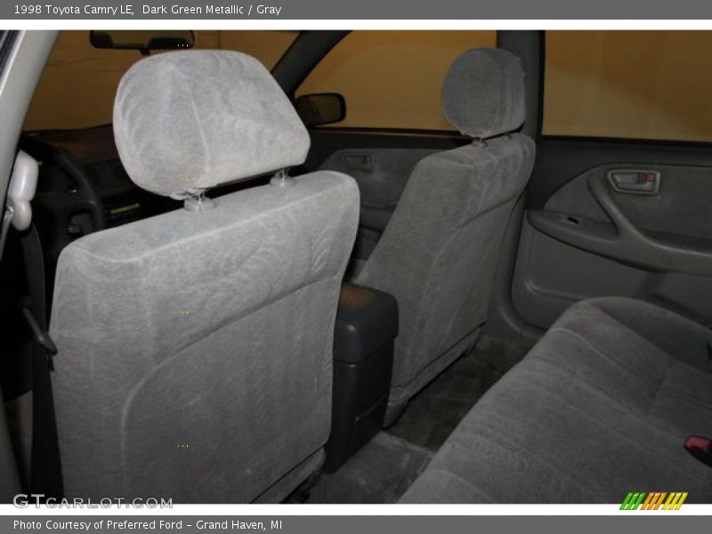 Dark Green Metallic / Gray 1998 Toyota Camry LE
