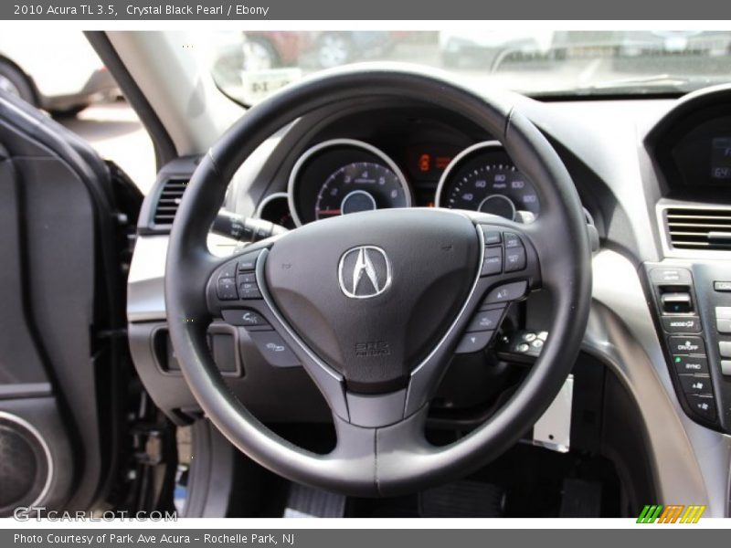 Crystal Black Pearl / Ebony 2010 Acura TL 3.5