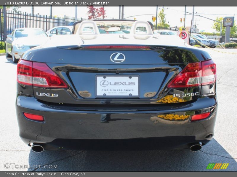 Obsidian Black / Alabaster 2010 Lexus IS 350C Convertible