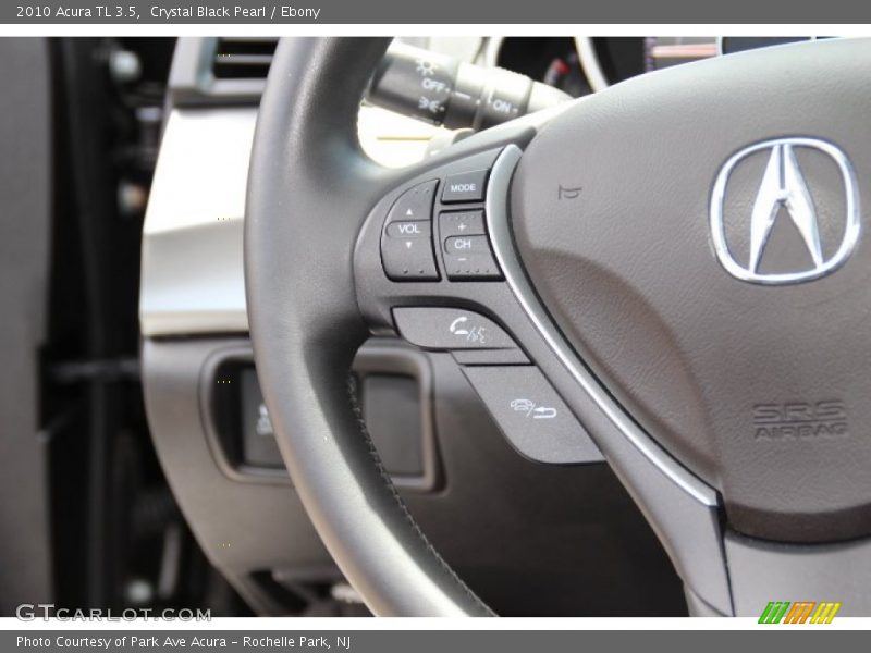 Crystal Black Pearl / Ebony 2010 Acura TL 3.5