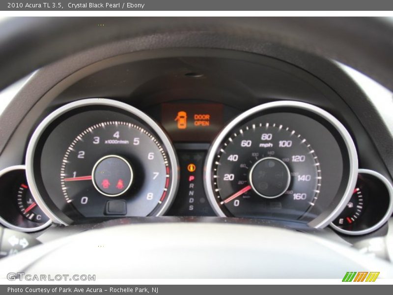 Crystal Black Pearl / Ebony 2010 Acura TL 3.5