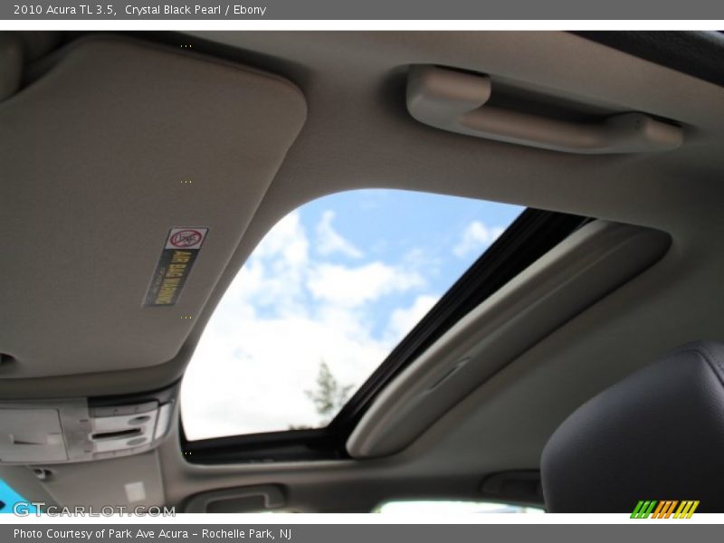 Crystal Black Pearl / Ebony 2010 Acura TL 3.5