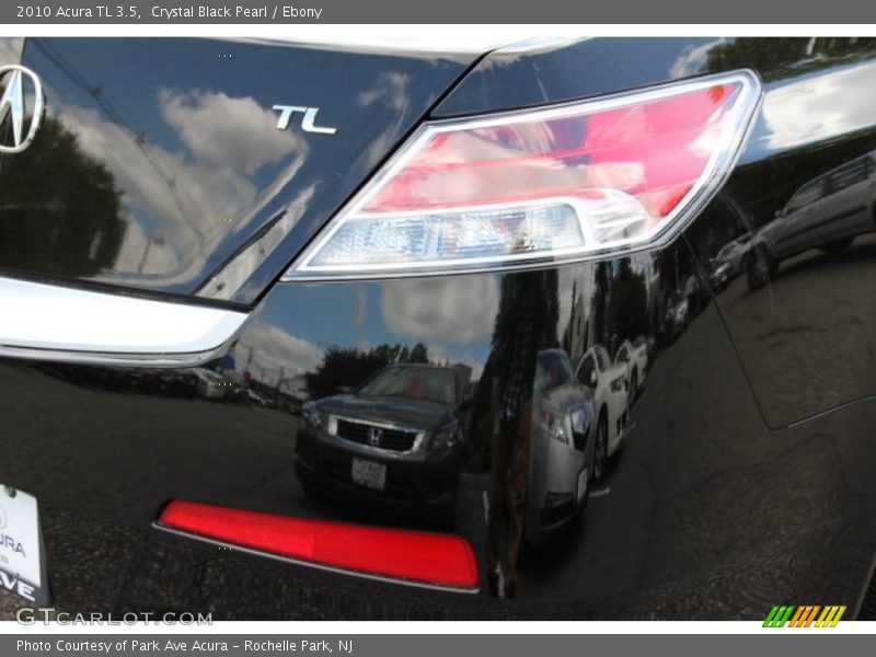 Crystal Black Pearl / Ebony 2010 Acura TL 3.5