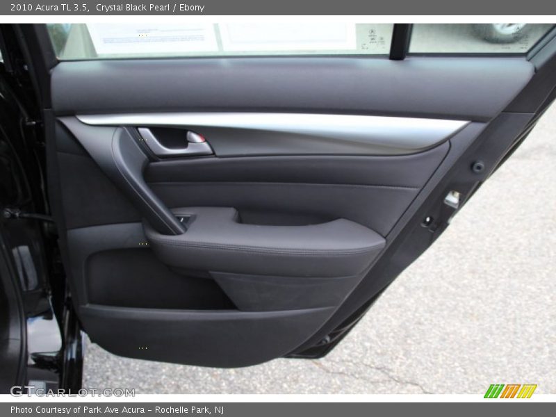 Crystal Black Pearl / Ebony 2010 Acura TL 3.5