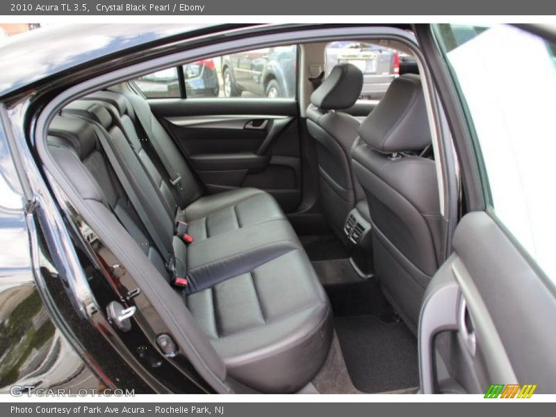 Crystal Black Pearl / Ebony 2010 Acura TL 3.5