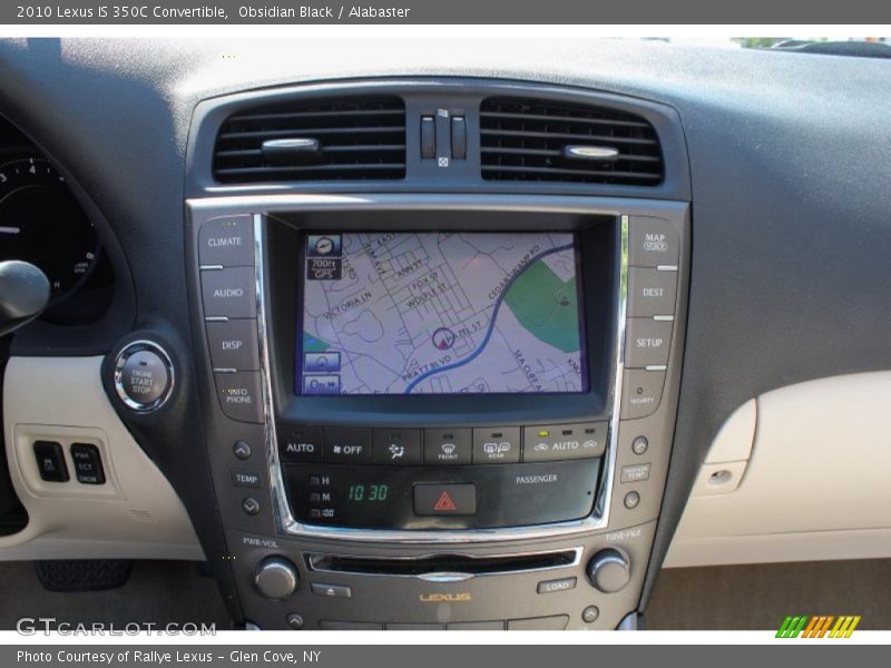 Obsidian Black / Alabaster 2010 Lexus IS 350C Convertible