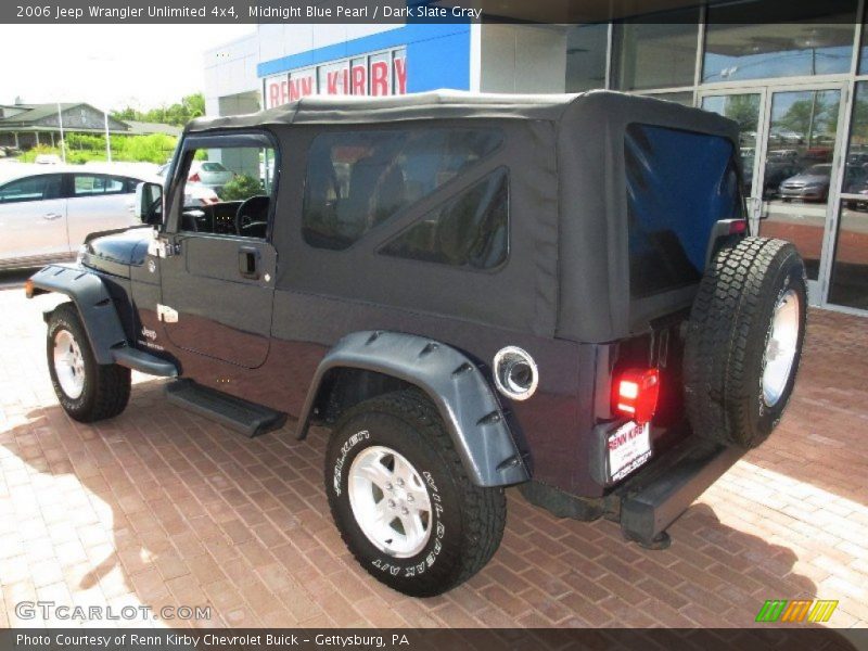 Midnight Blue Pearl / Dark Slate Gray 2006 Jeep Wrangler Unlimited 4x4