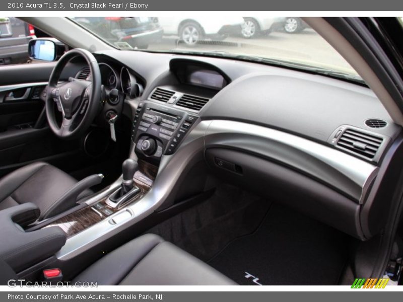 Crystal Black Pearl / Ebony 2010 Acura TL 3.5